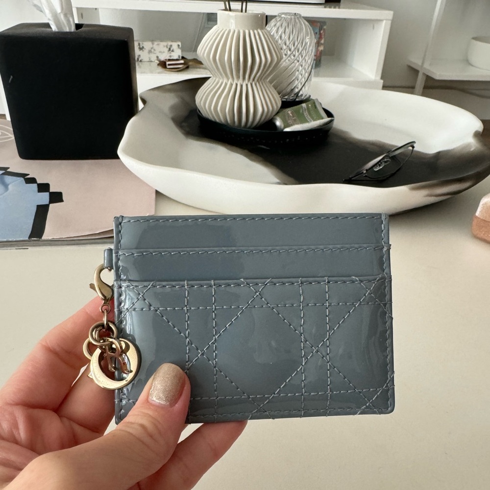 Lady Dior Freesia Card Holder